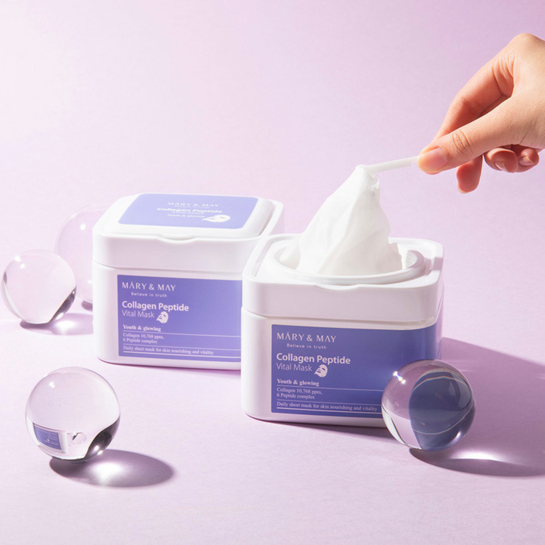 Mary &amp; May Collagen Peptide Vital Mask