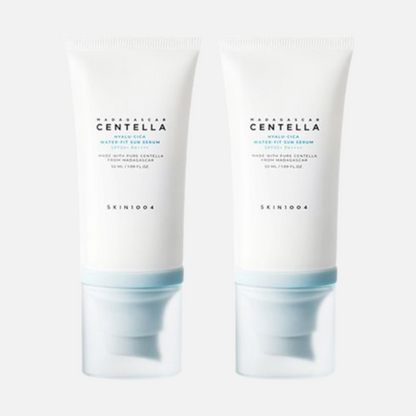 SKIN1004 Madagascar Centella Hyalu-Cica Water-Fit Sun Serum SPF50+ PA++++ Twin Pack