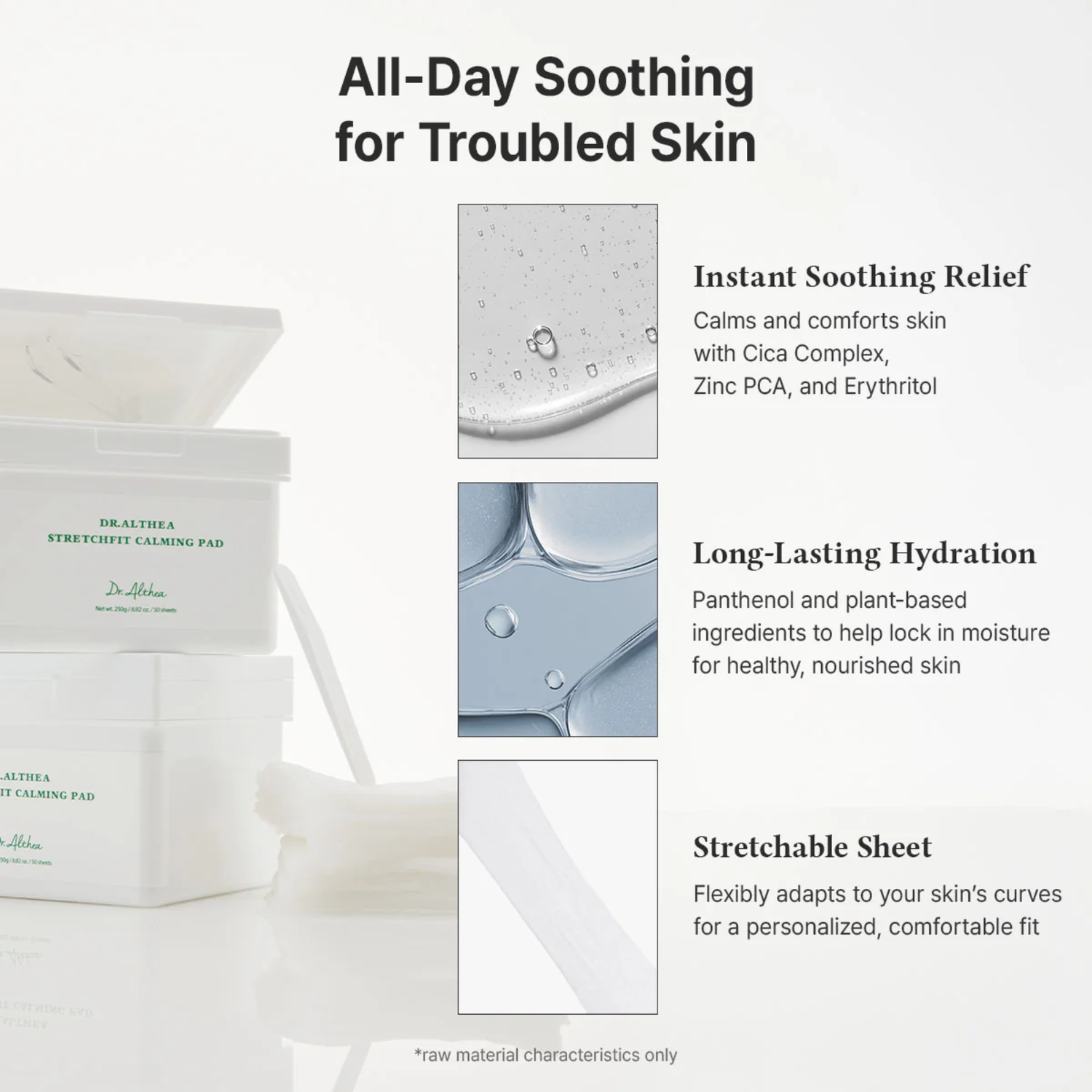 Dr.Althea StretchFit Calming Pad (50pcs)