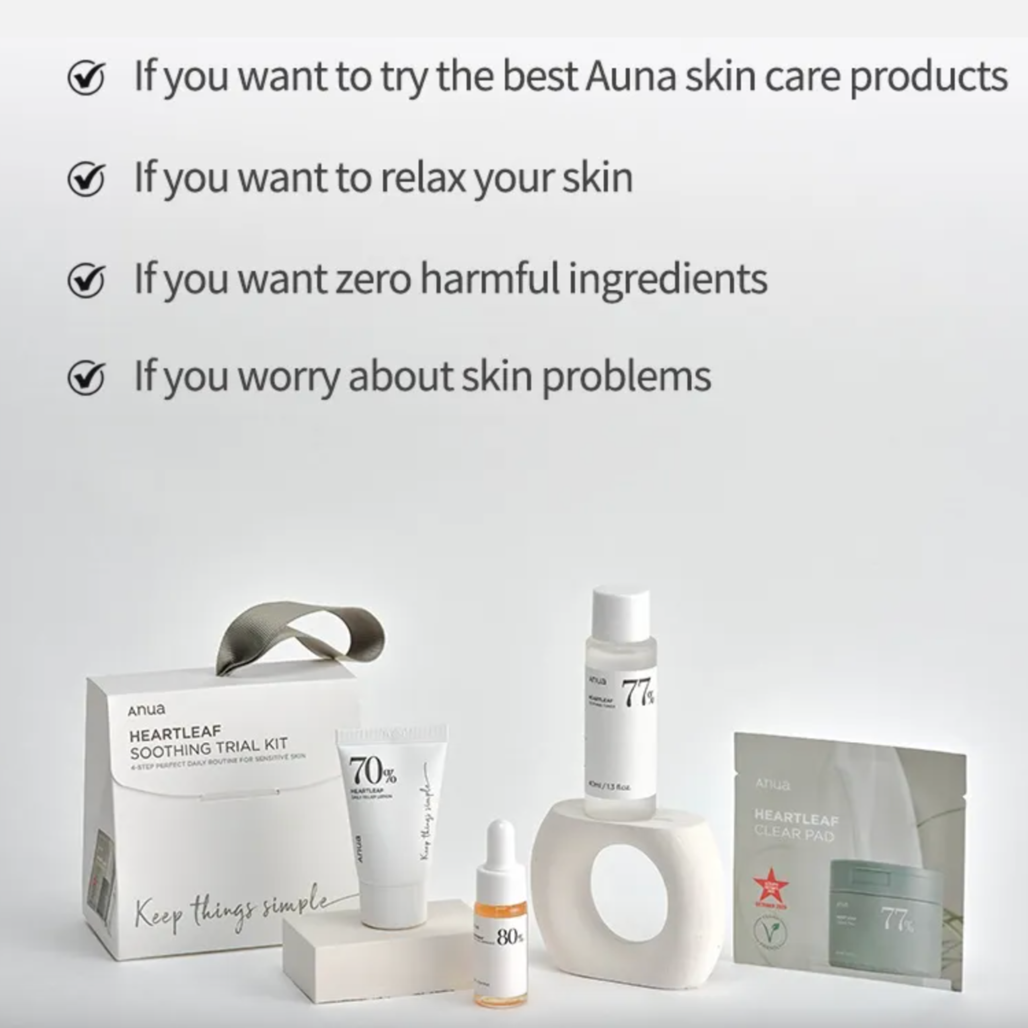 Anua  Heartleaf Soothing Trial Kit