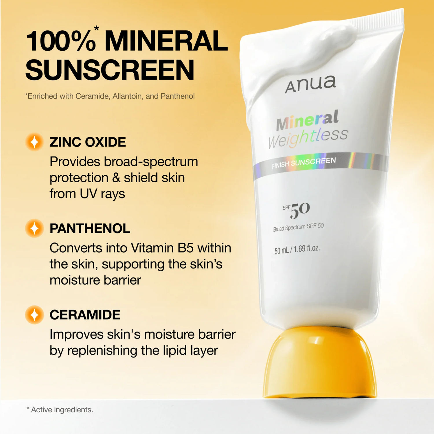 Anua Mineral Weightless Finish Sunscreen SPF 50