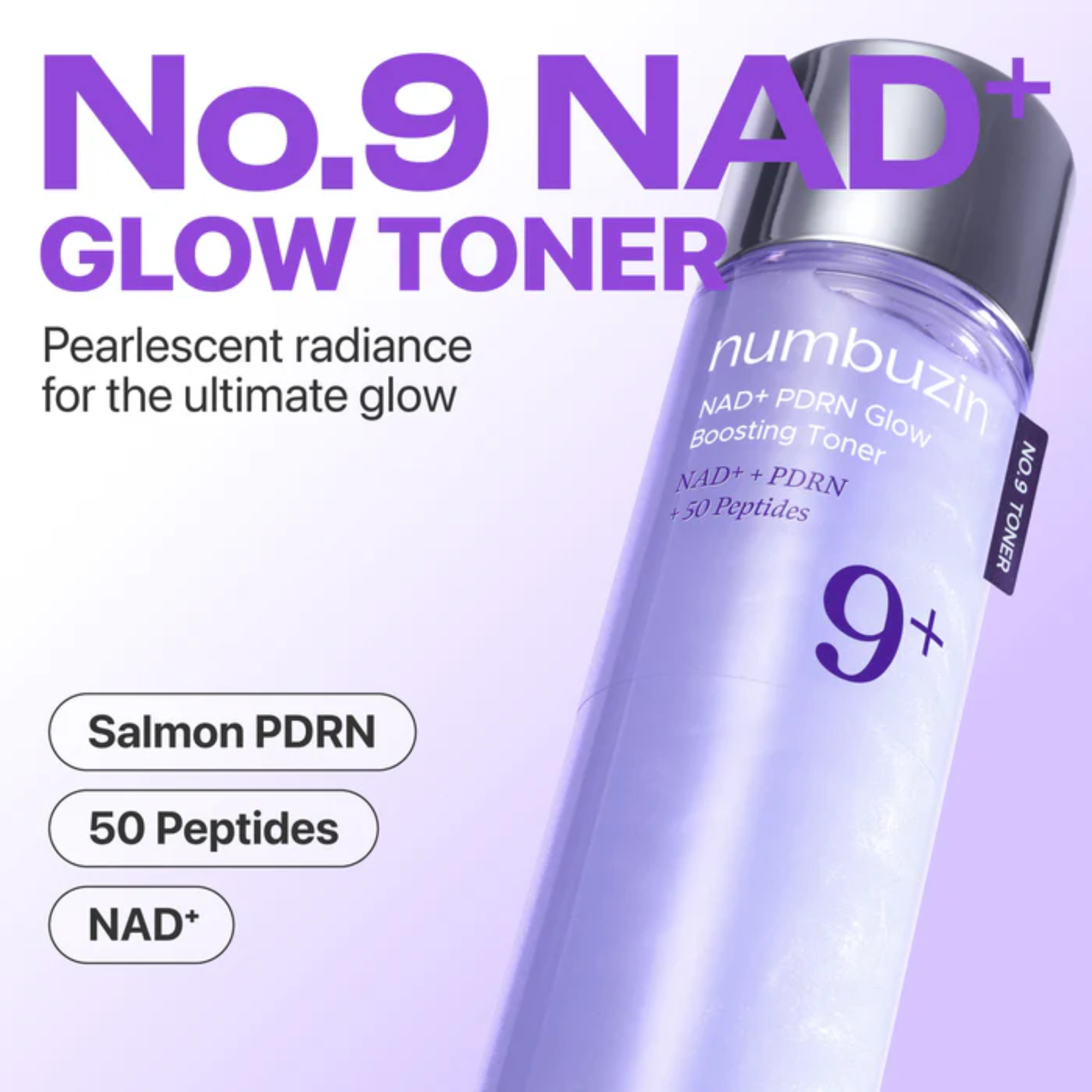 Numbuzin No.9 NAD+ PDRN Glow Boosting Toner