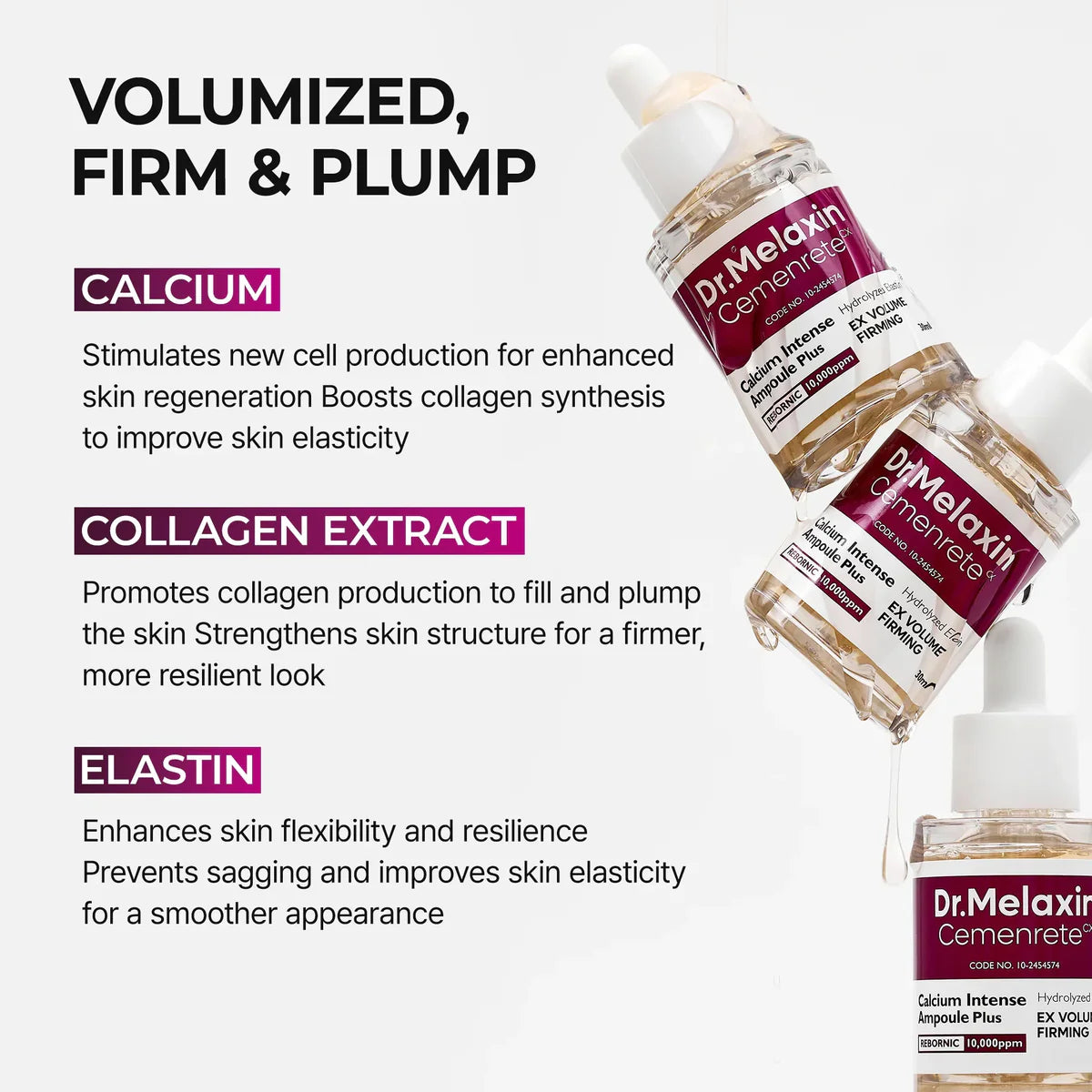 Dr. Melaxin Cemenrete Calcium Intense Ampoule Plus
