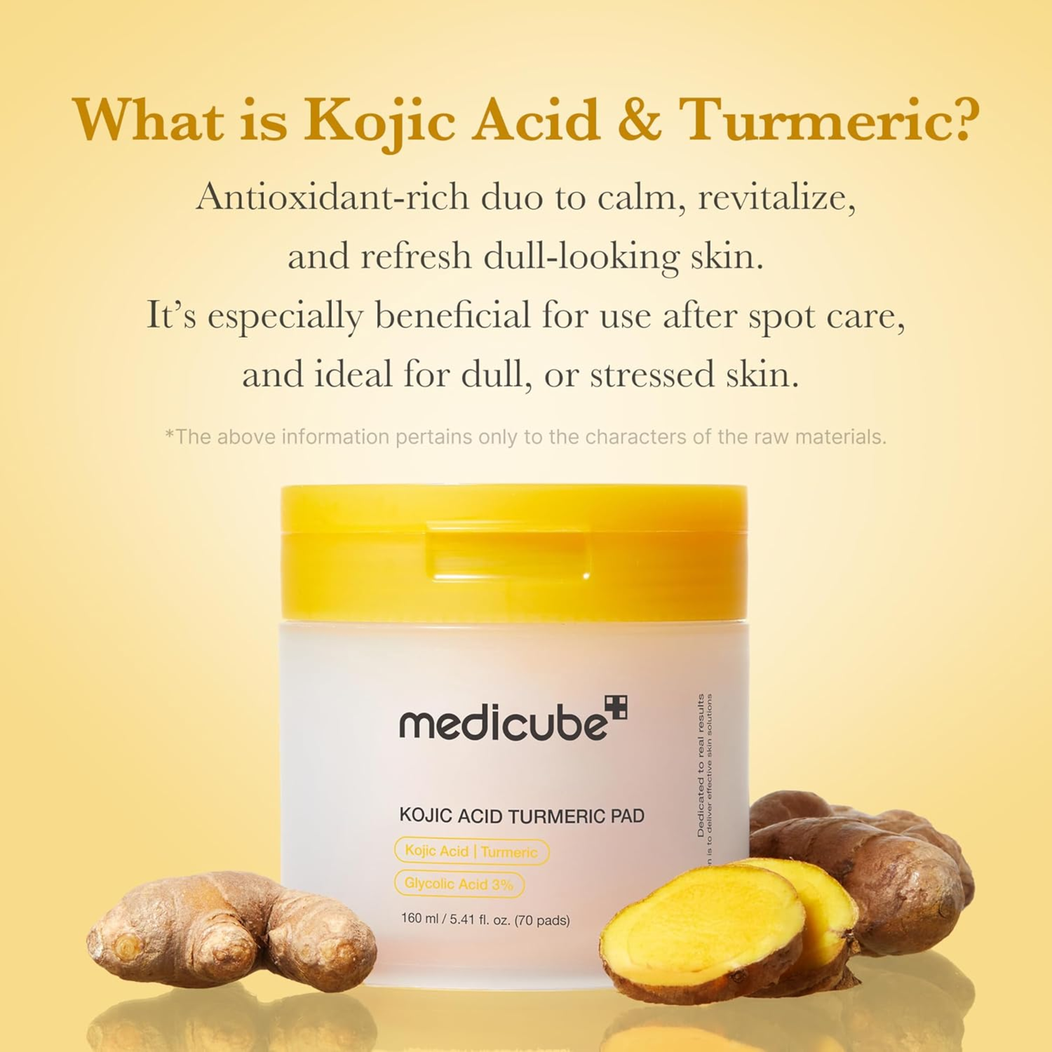 Medicube Kojic Acid Turmeric Pad 160g