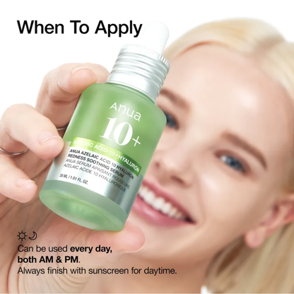 Anua Azelaic Acid 10 Hyaluron Redness Soothing Serum