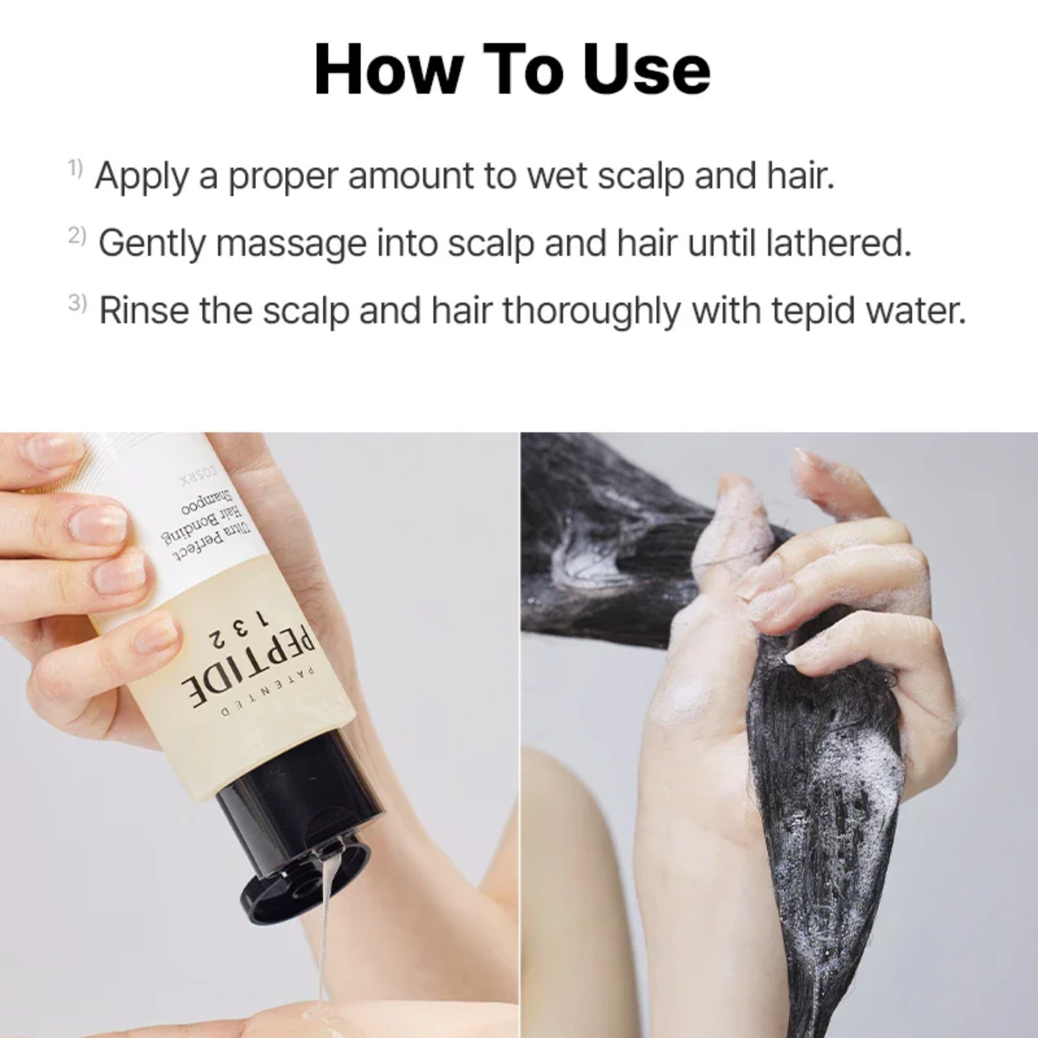 COSRX Peptide-132 Ultra Perfect Hair Bonding Shampoo