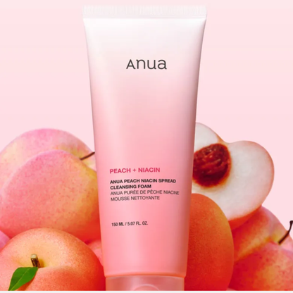 Anua Peach Niacin Spread Cleansing Foam