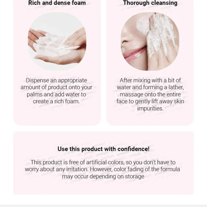 Anua Peach Niacin Spread Cleansing Foam