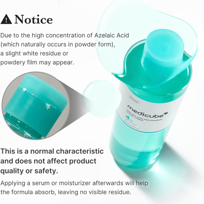 medicube Azelaic Acid Niacinamide Clear Toner 250ml