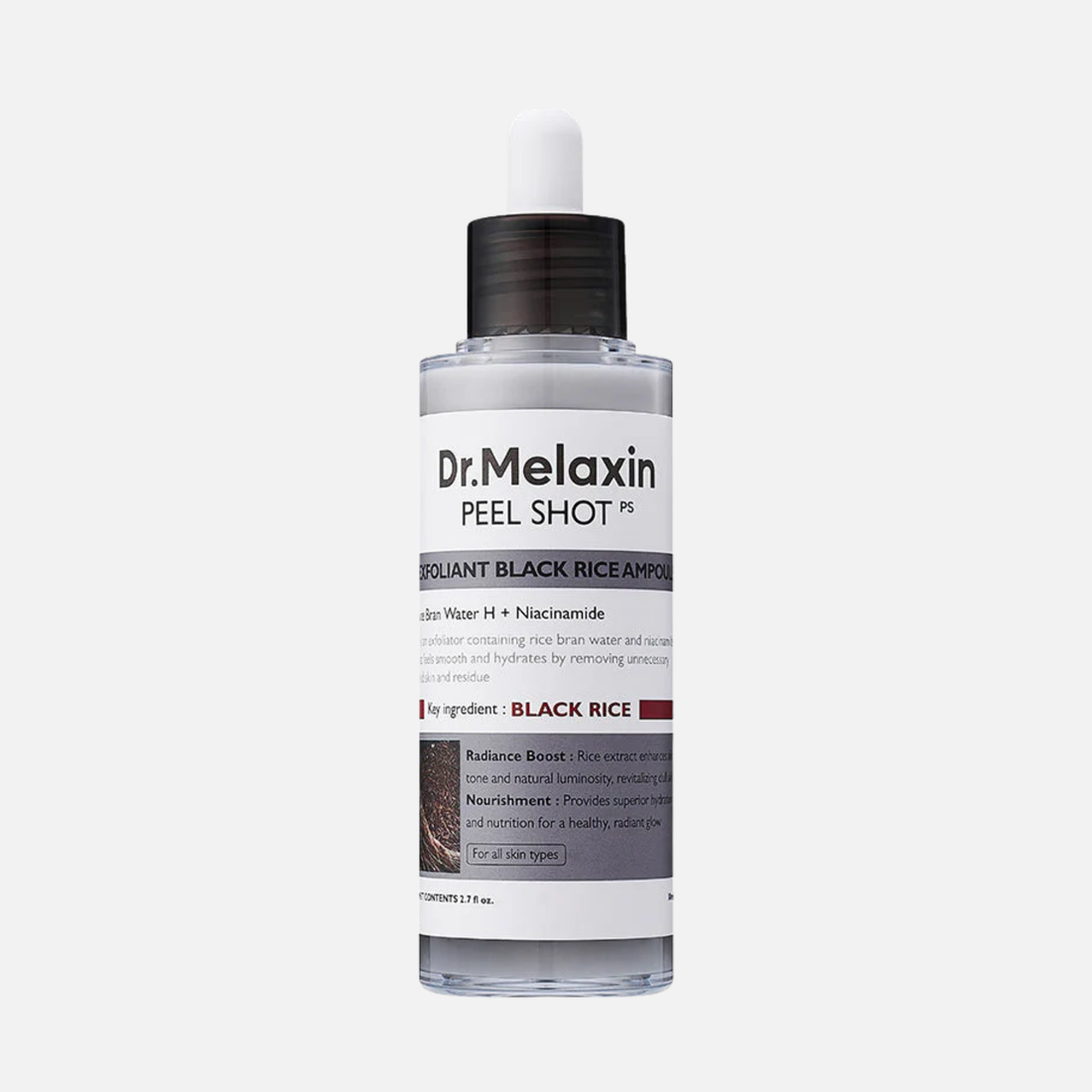 Dr. Melaxin Peel Shot Exfoliating Black Rice Ampoule 80ml