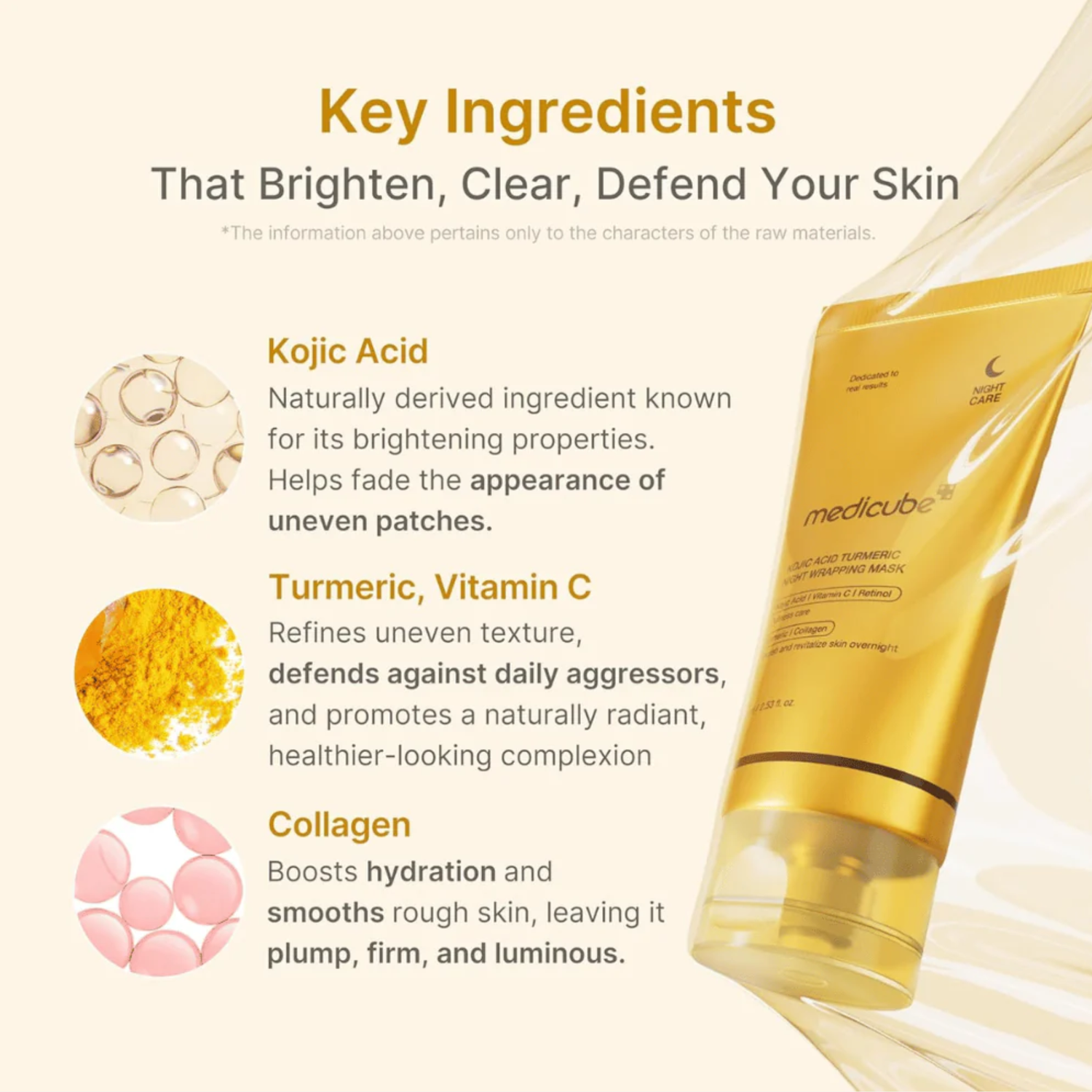 medicube Kojic Acid Turmeric Overnight Wrapping Mask