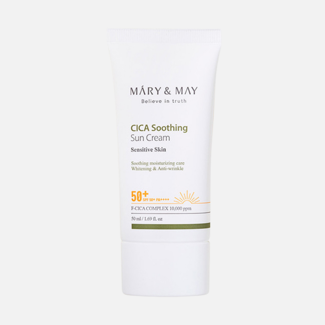 🎁 Mary &amp; May CICA Soothing Sun Cream SPF50+ PA++++ (100% off)