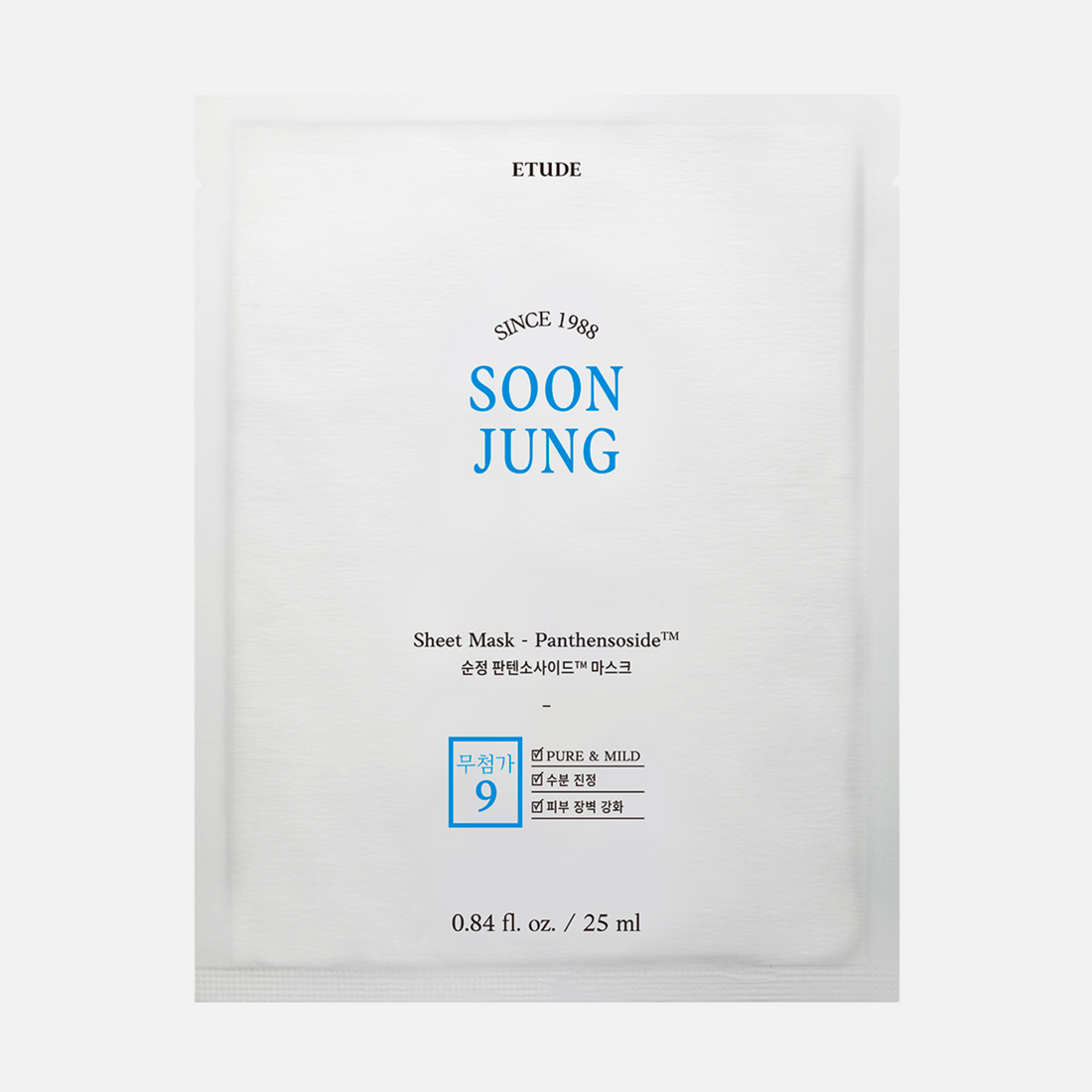 ETUDE Soon Jung Sheet Panthensoside Sheet Mask