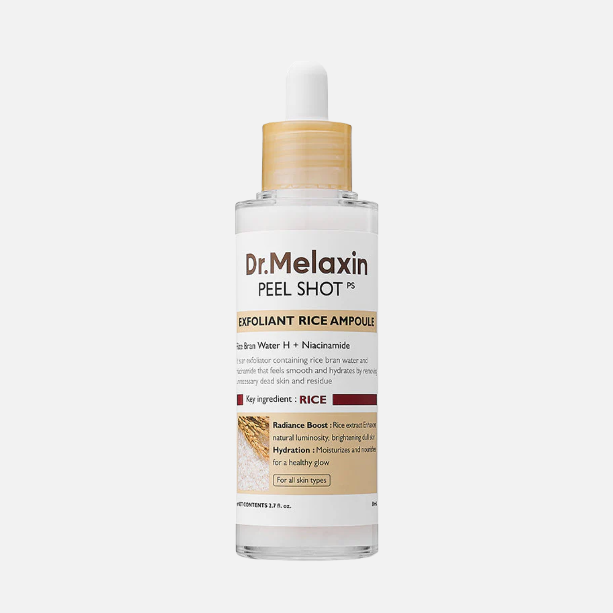 Dr.Melaxin Peel Shot Exfoliant White Rice Ampoule 80ml