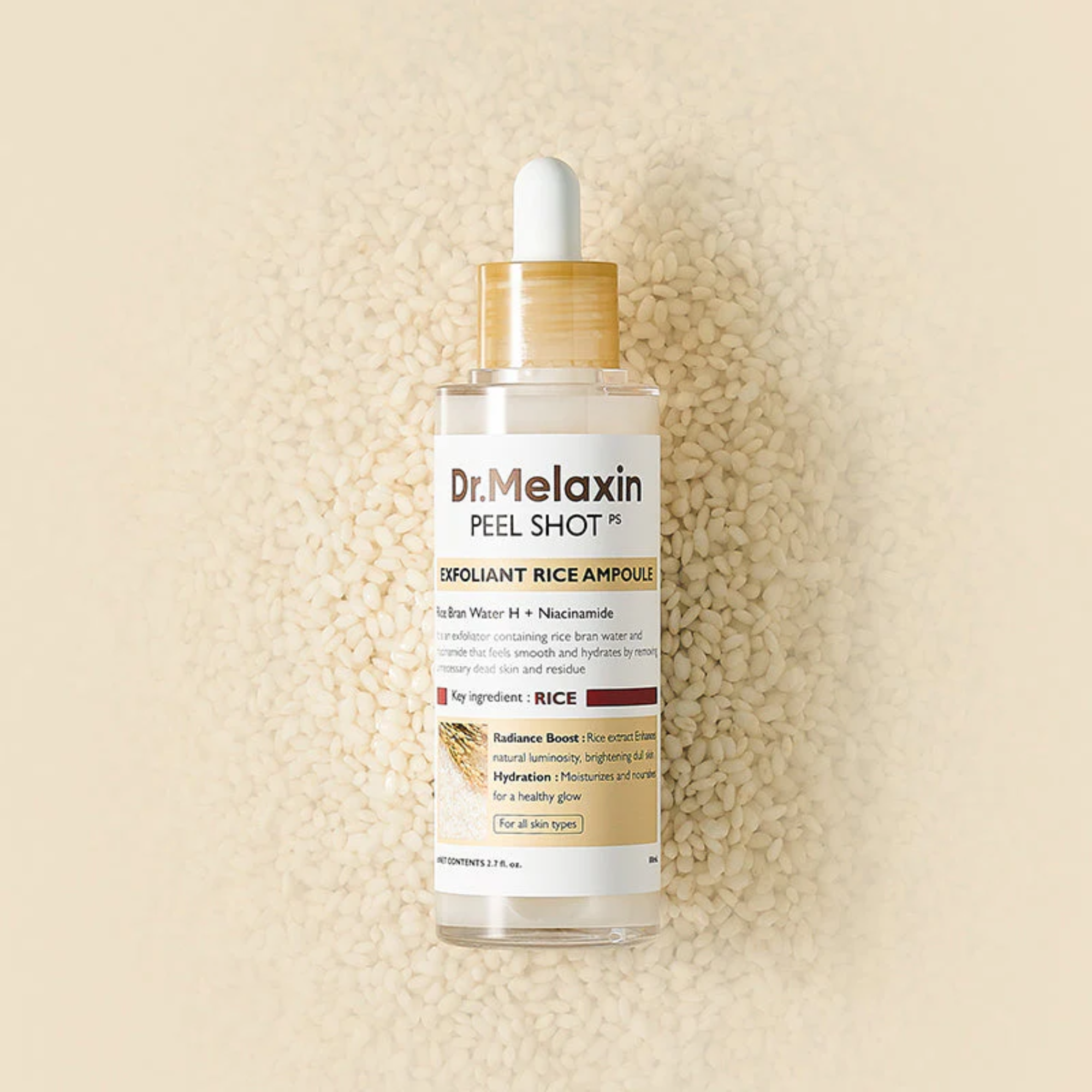 Dr.Melaxin Peel Shot Exfoliant White Rice Ampoule 80ml