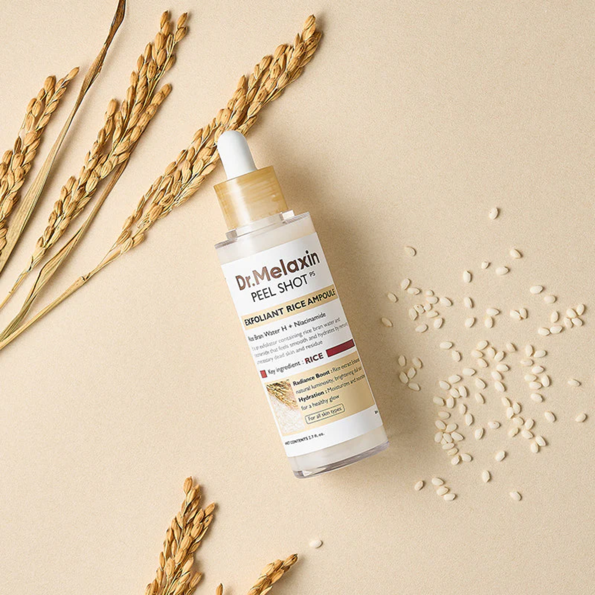 Dr.Melaxin Peel Shot Exfoliant White Rice Ampoule 80ml