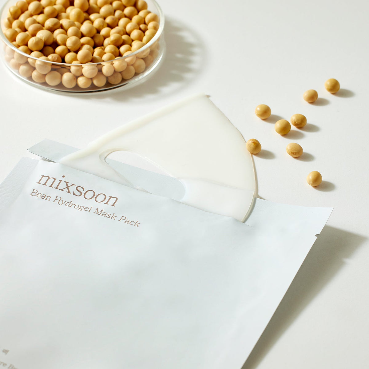 mixsoon Bean Collagen Hydrogel Mask 5 Stück – Wirkstoffe mit fermentierter Sojabohne