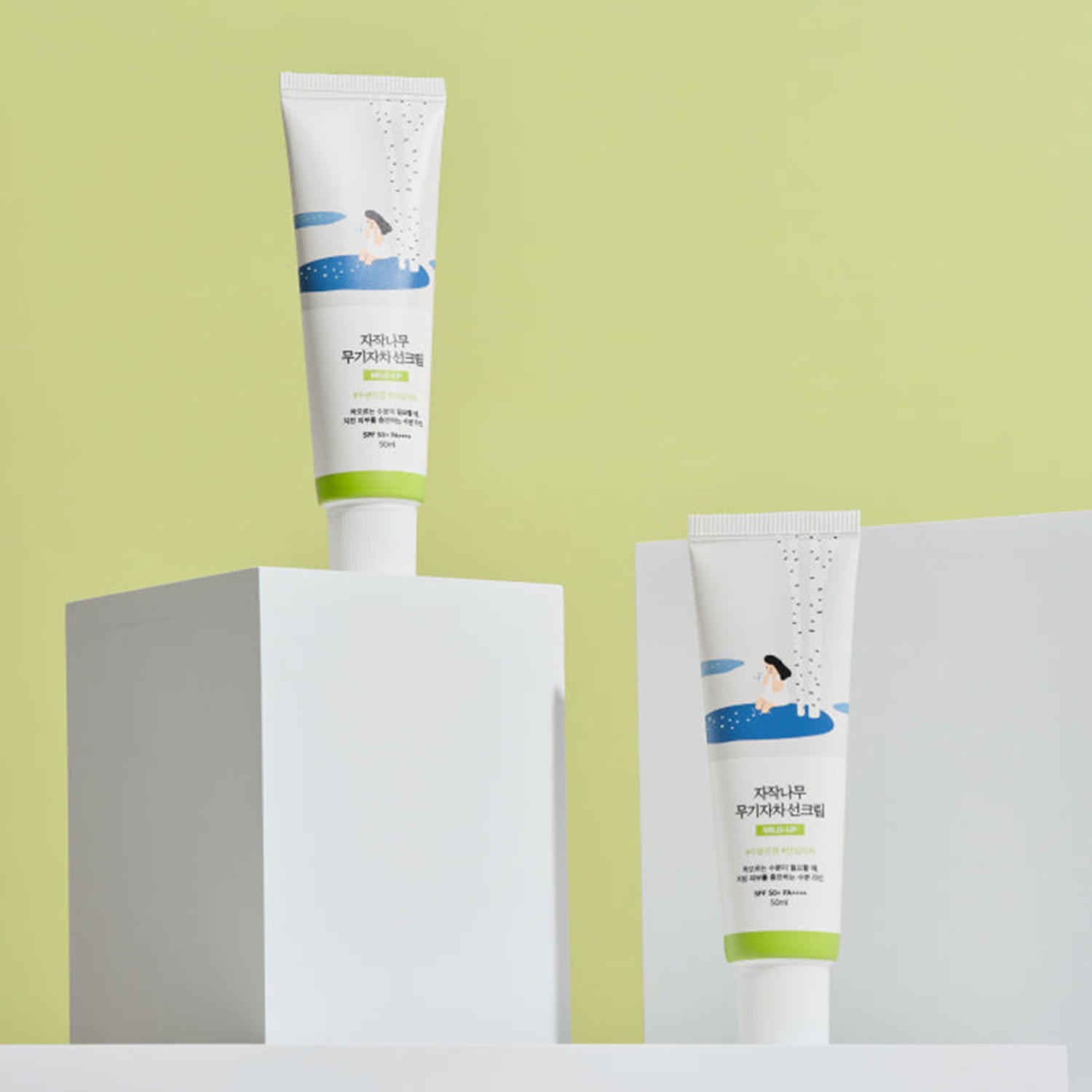 Round Lab Birch Juice Moisturizing Mild Up Sunscreen SPF50+ PA++++ 50ml