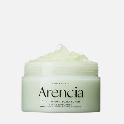 Arencia Fresh Cloud Body &amp; Scalp Scrub Geranium &amp; Primrose