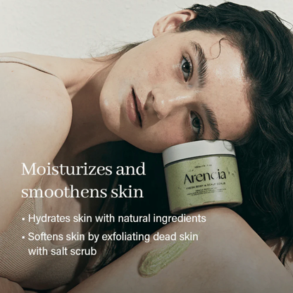 Arencia Fresh Cloud Body &amp; Scalp Scrub Geranium &amp; Primrose