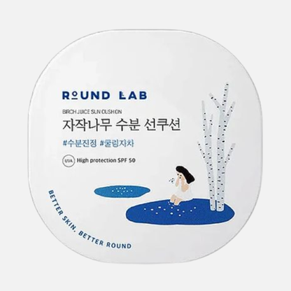 ROUND LAB Birch Juice Moisturizing Sun Cushion SPF50+ PA++++