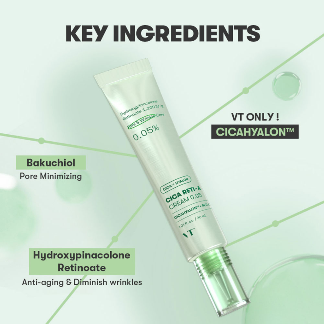 VT Cosmetics Cica Reti-A Cream 0.05%