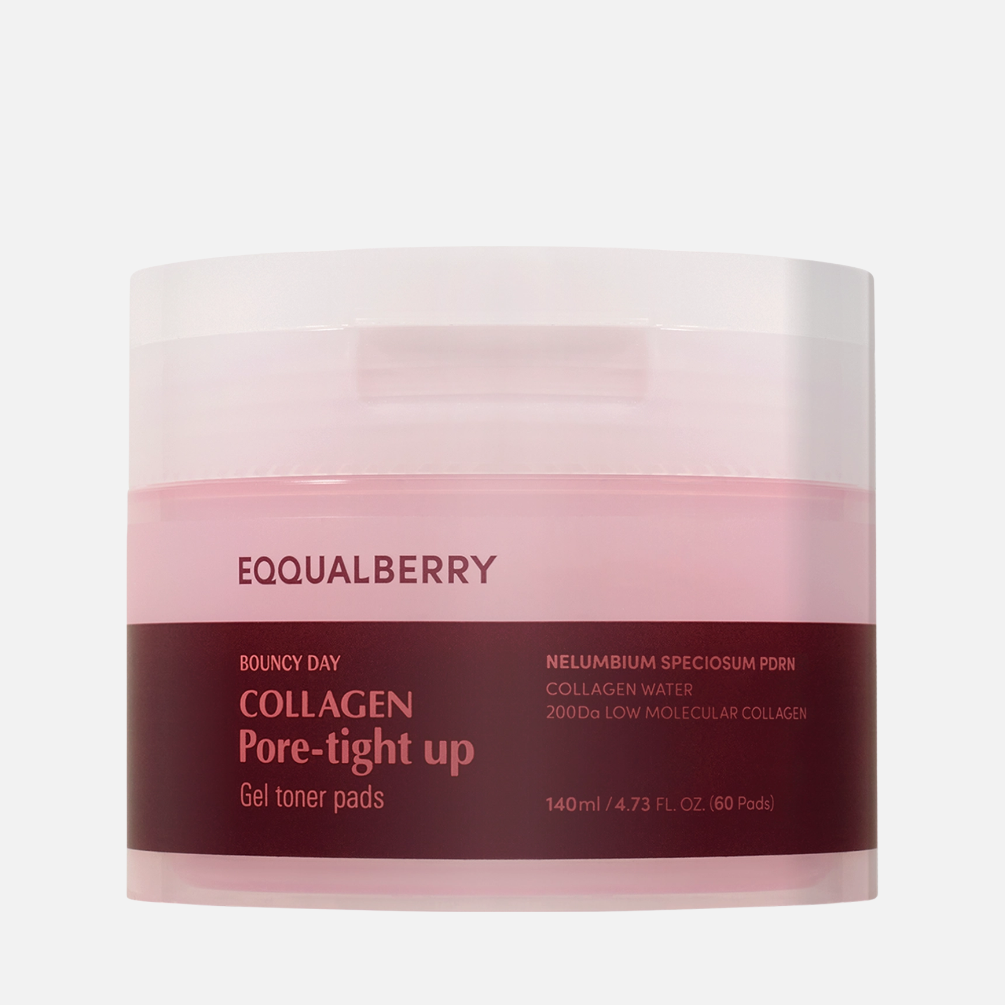 EQQUALBERRY - Collagen Pore Tight Up Gel Toner Pad