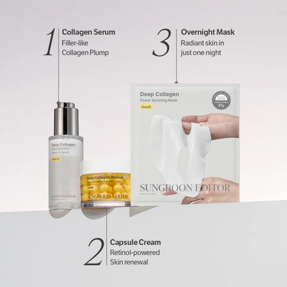 Sungboon Editor Deep Collagen Power Boosting Mask 4 Stück