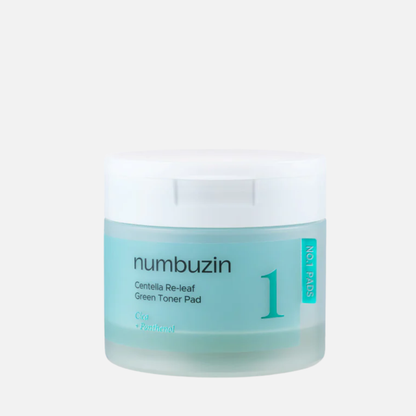 Numbuzin No.1 Centella Re-Leaf Green Toner Pads