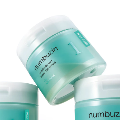 Numbuzin No.1 Centella Re-Leaf Green Toner Pads