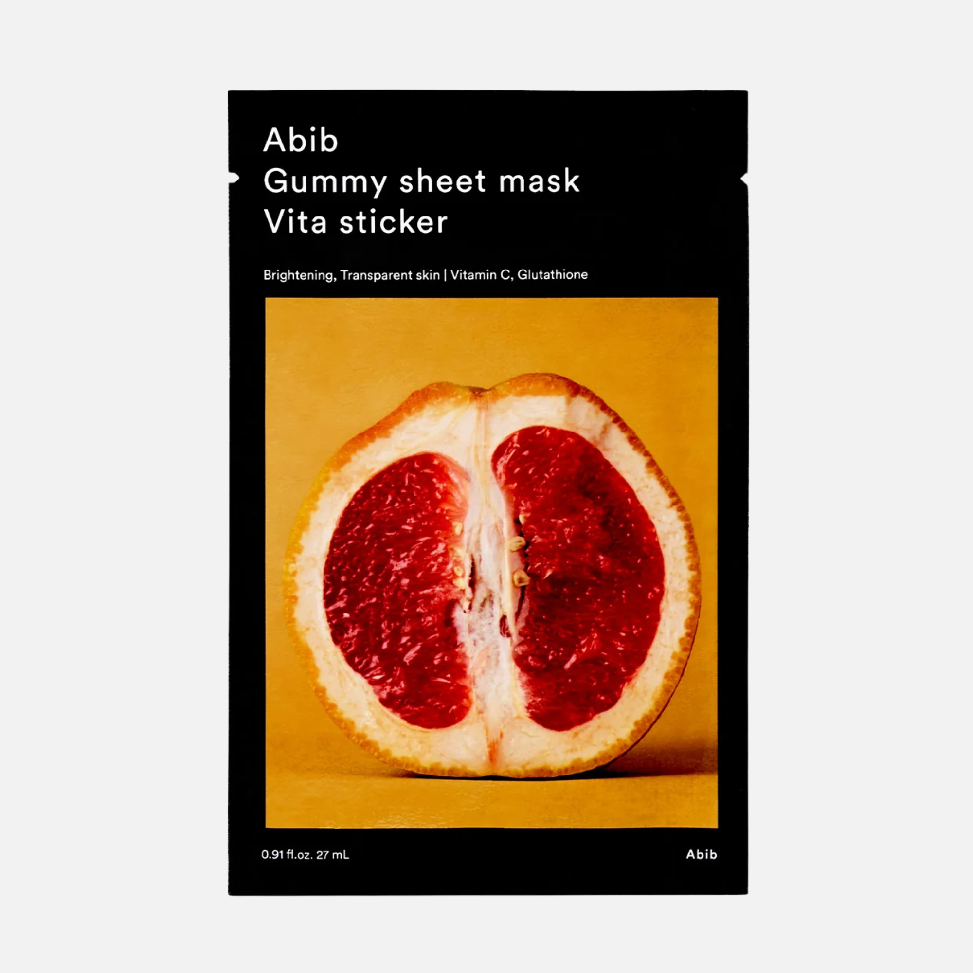 Abib Gummy sheet mask Vita sticker