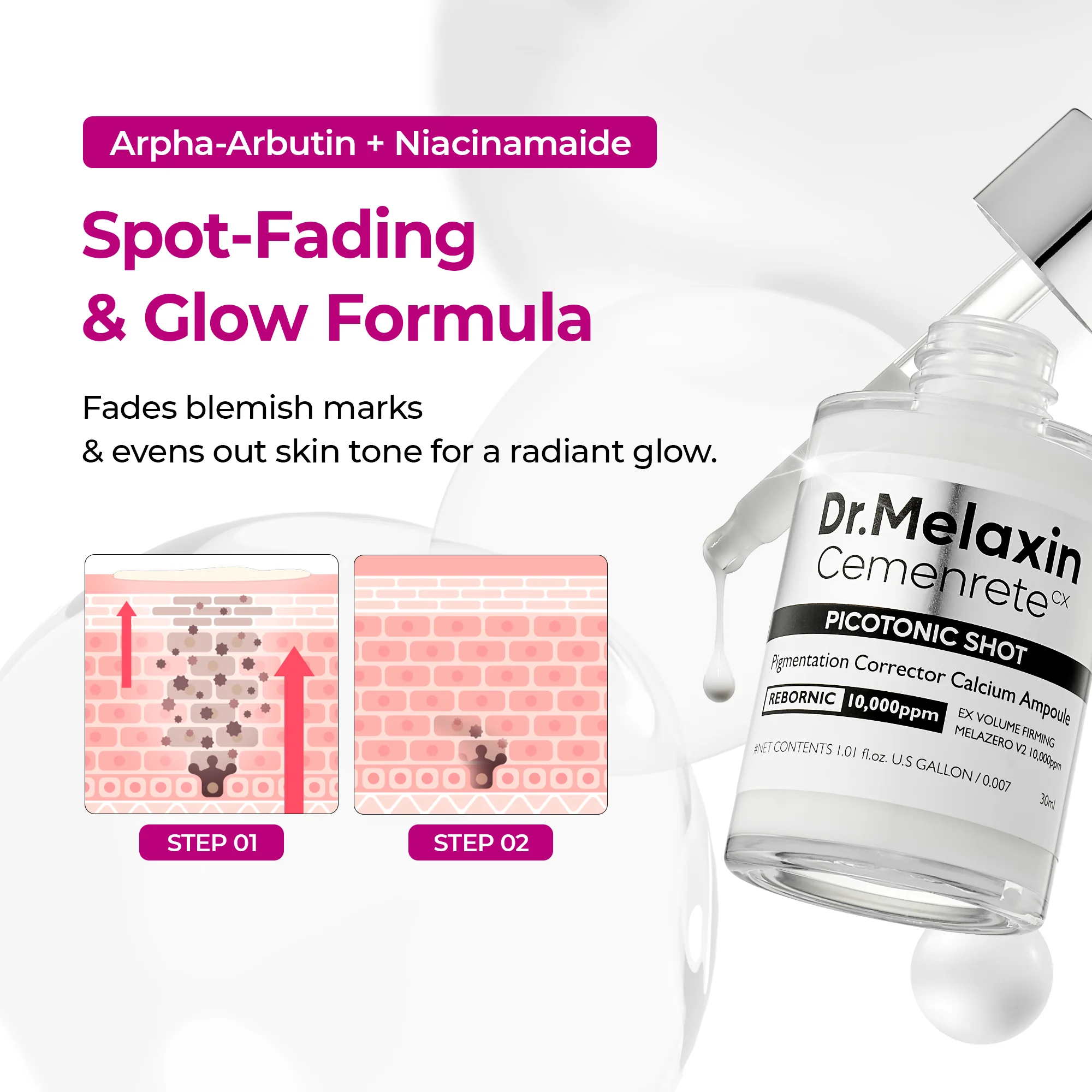 Dr.Melaxin Cemenrete Picotonic Shot Pigmentation Serum