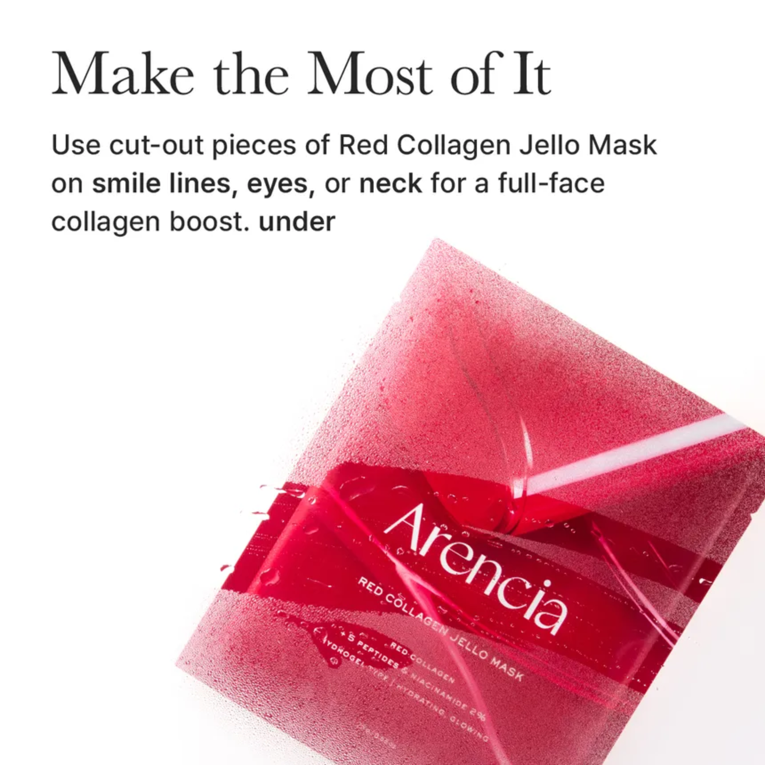 Arencia Red collagen Jollo Mask 4 Stück
