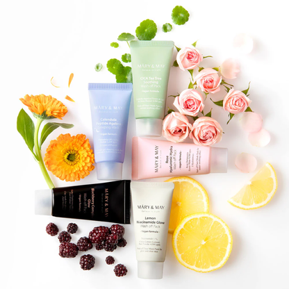 Mary&amp;May Vegan Wash Off Mask Mini Gift Set