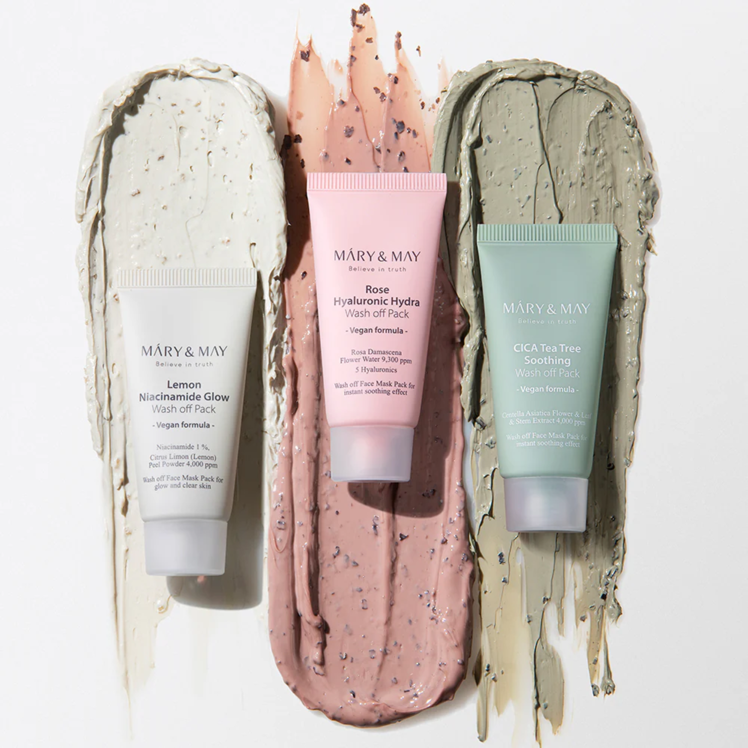 Mary&amp;May Vegan Wash Off Mask Mini Gift Set