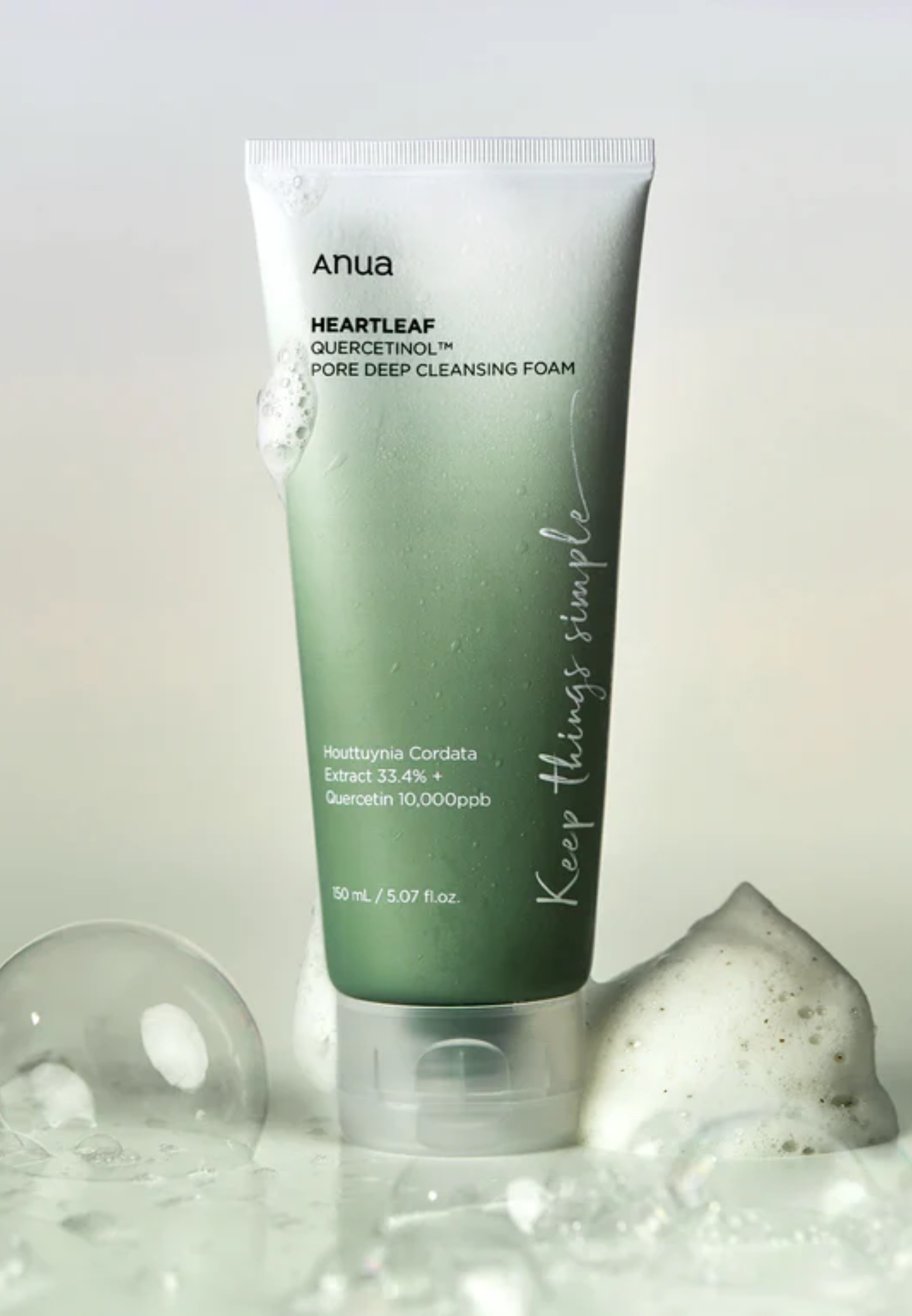 Anua Heartleaf Quercetinol Pore Deep Cleansing Foam