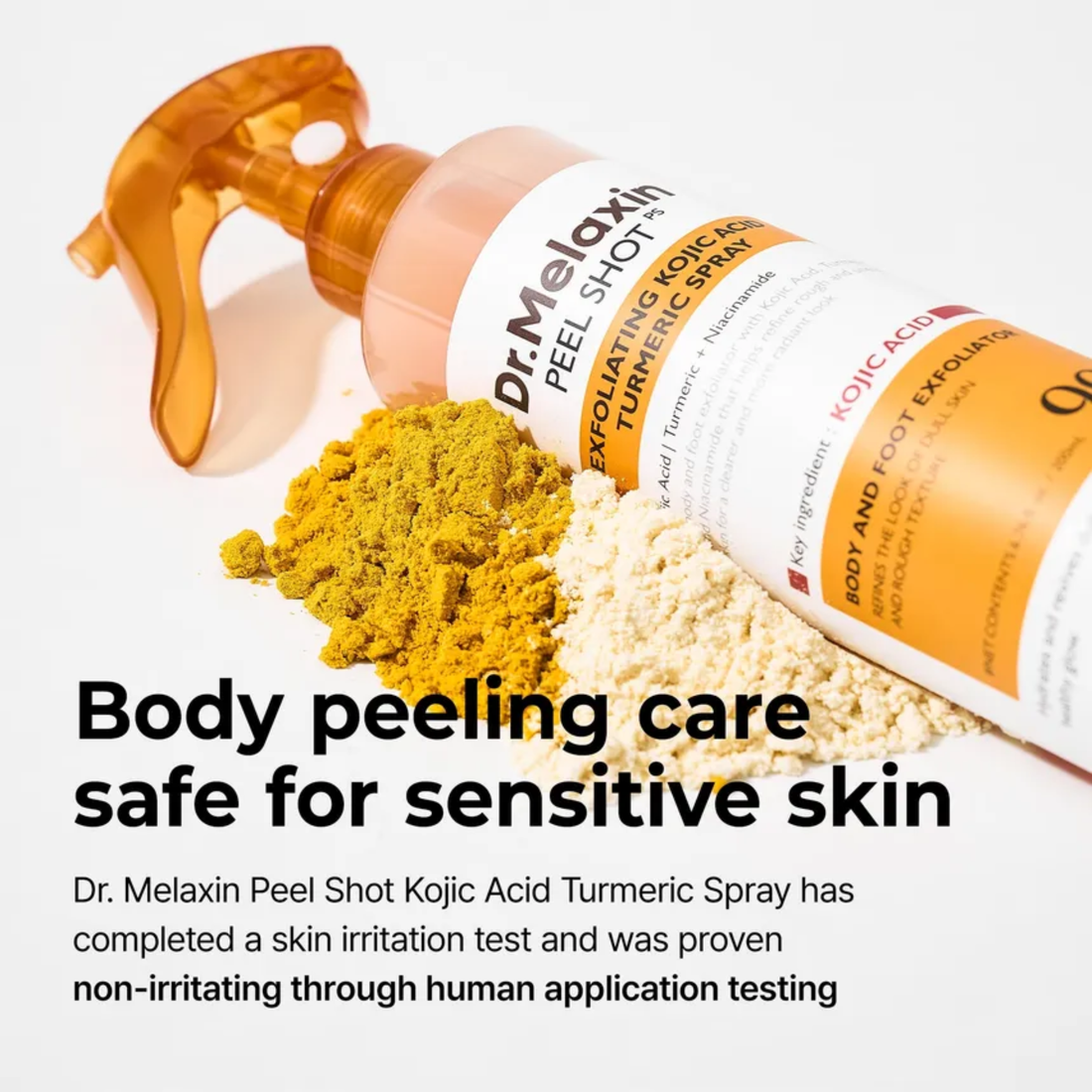 Dr.Melaxin Peel Shot Exfoliating Kojic Acid Turmeric Spray - Körperpeeling Spray 200ml
