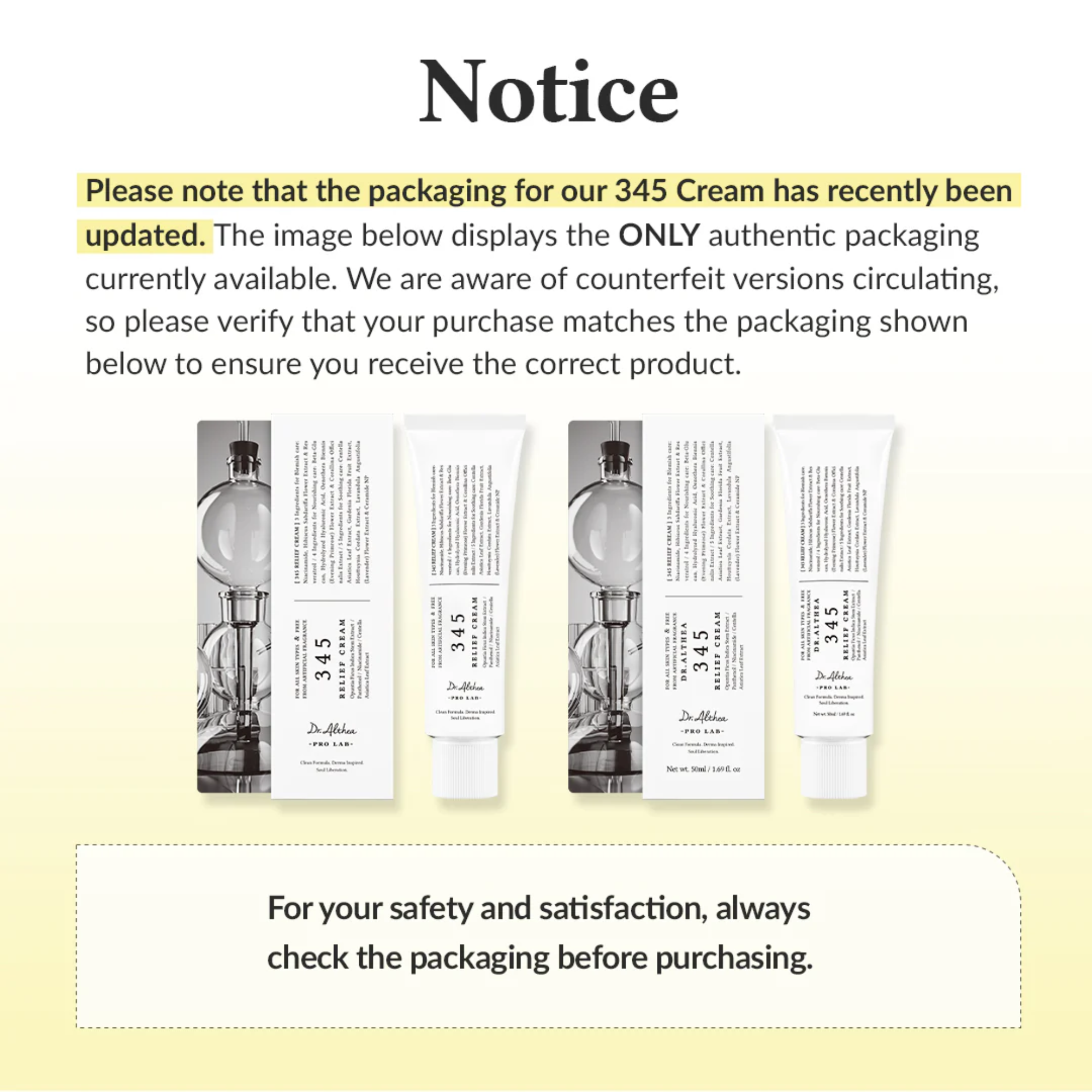 Dr. Althea 345 Relief Cream