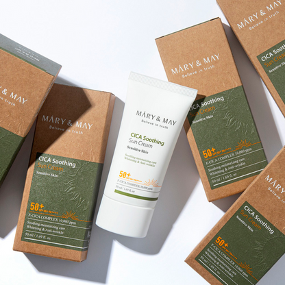 Mary &amp; May CICA Soothing Sun Cream SPF50+ PA++++