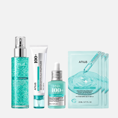 Anua PDRN 4-Step Glowy Skin Set