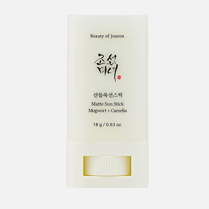 Beauty of Joseon Matte Sun Stick Mugwort + Camelia (SPF 50+ PA++++)