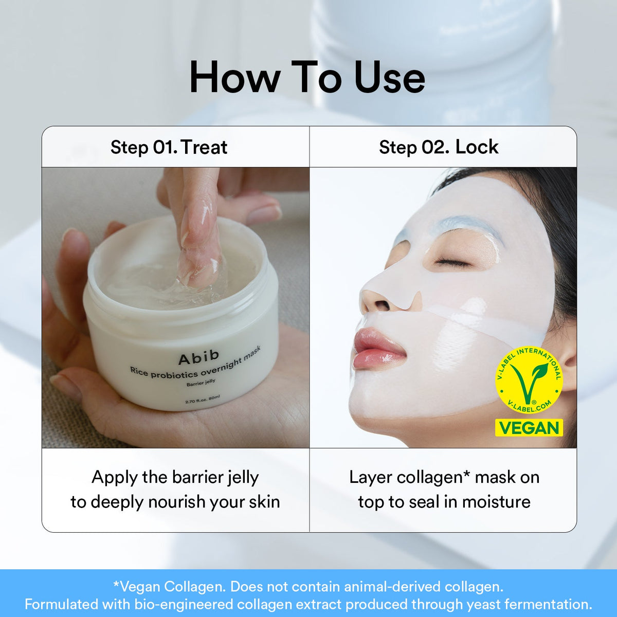 Abib Collagen Gel Mask Sedum Jelly 10 Stück – Produktaufnahme