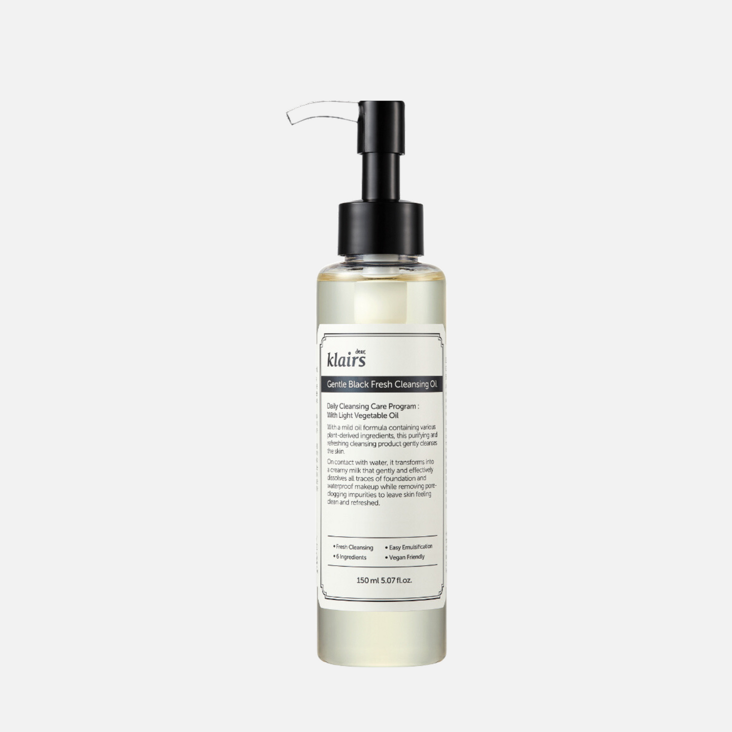 Klairs Gentle Black Fresh Cleansing Oil