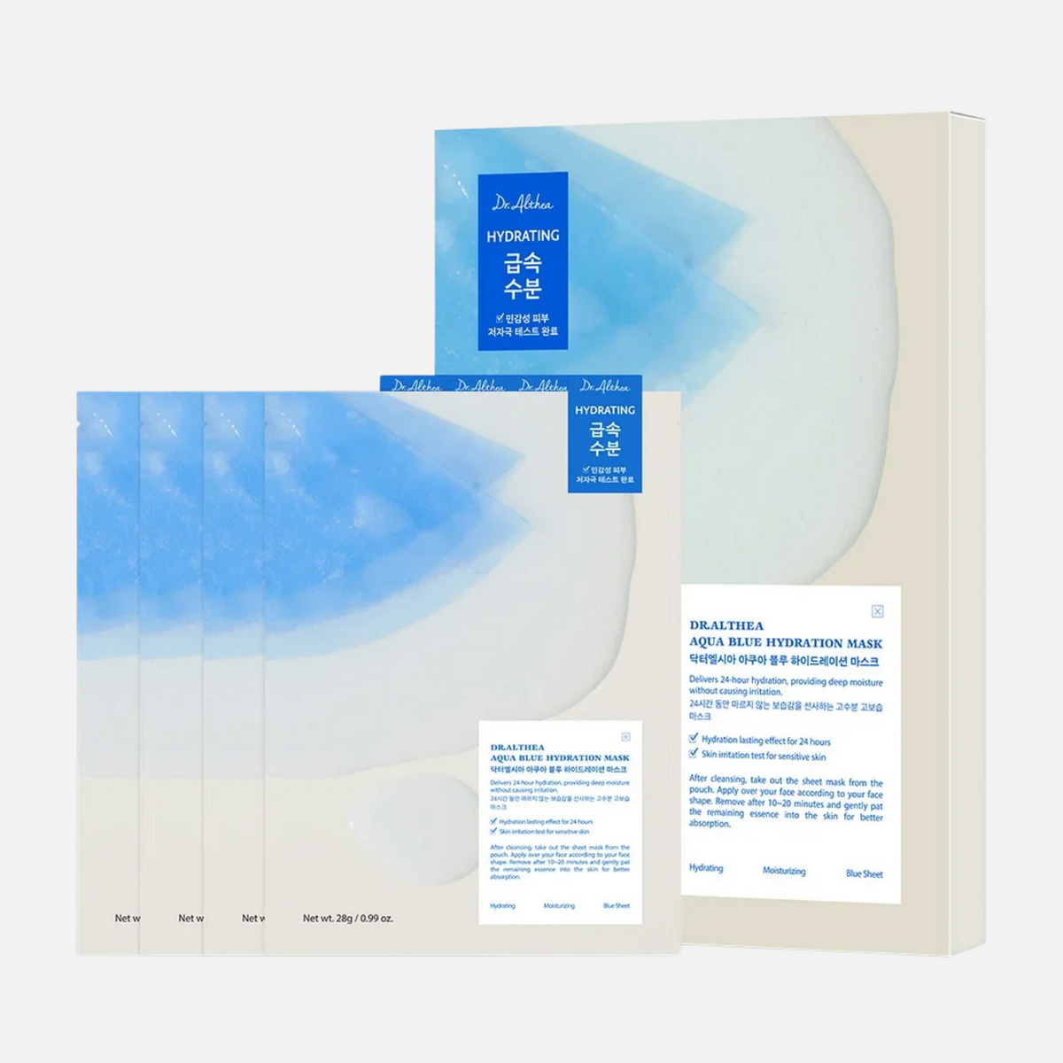 Dr.Althea Aqua Blue Hydration Mask Pack 4 Stück