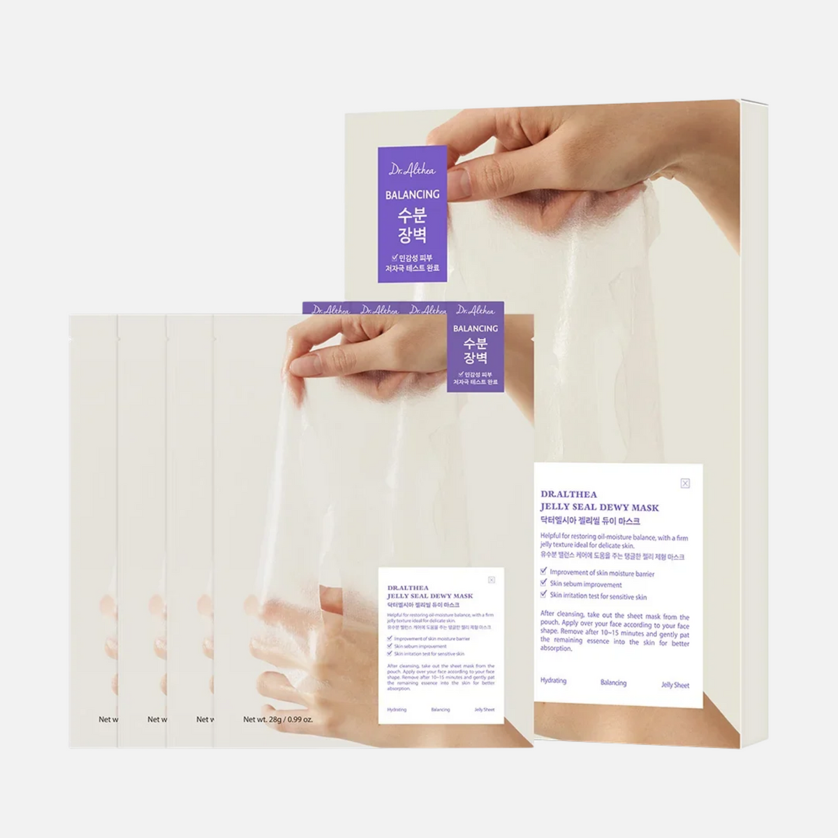Dr.Althea Jelly Seal Dewy Mask Pack 4 Stück