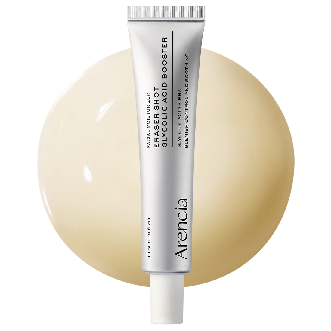 Arencia Eraser Shot Glycolic Acid Booster 30ml – Flasche mit englischer Beschriftung
