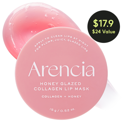 Arencia Honey Glazed Collagen Lip Mask 15g – Tiegel mit englischer Beschriftung