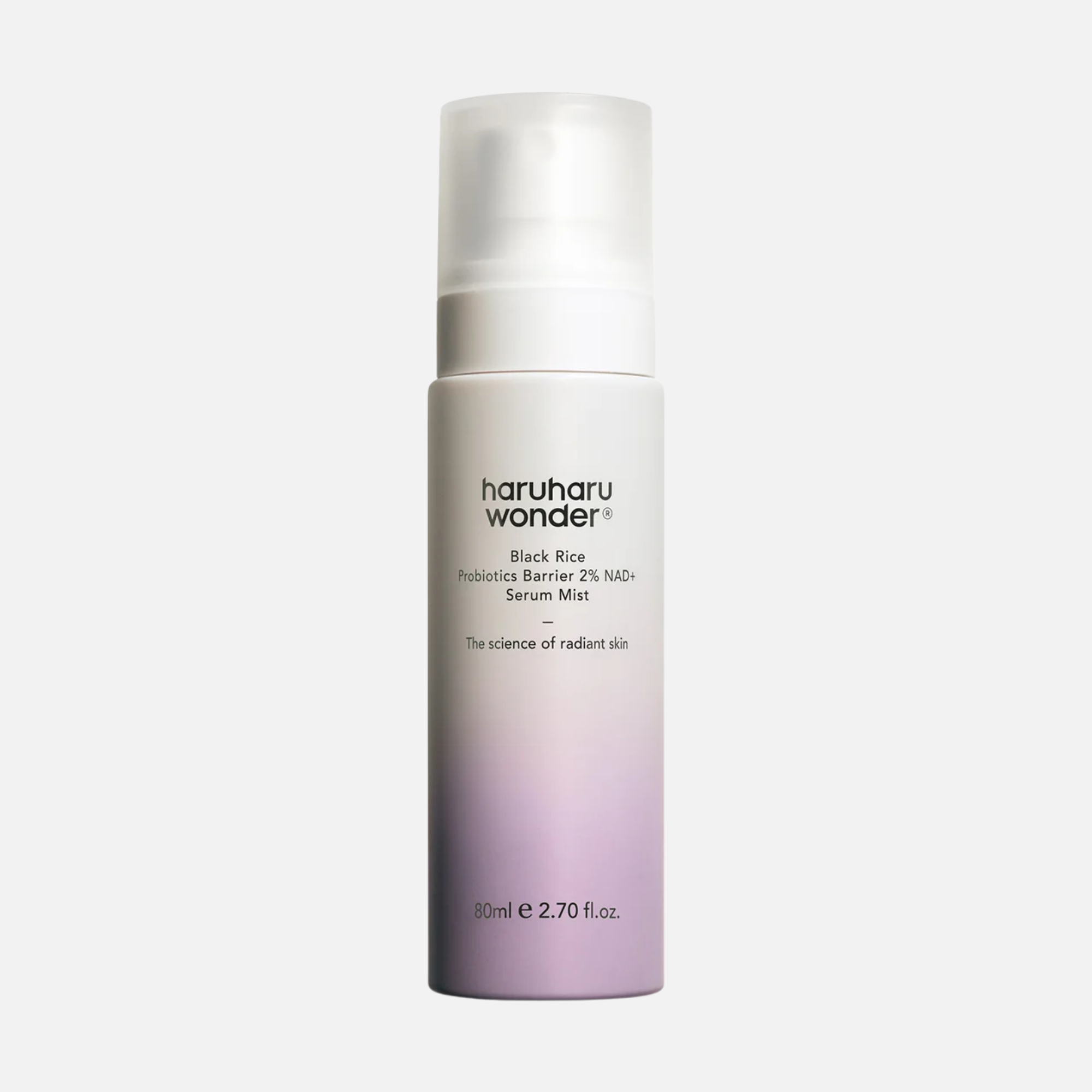 Haruharu Wonder Black Rice Probiotics Barrier 2% NAD+ Serum Mist