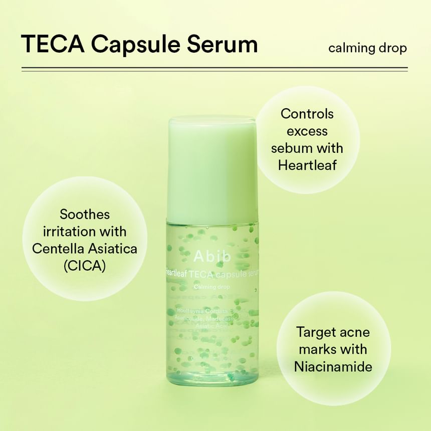 Abib Heartleaf Calming Trial Kit – Heartleaf TECA Capsule Serum Calming Drop