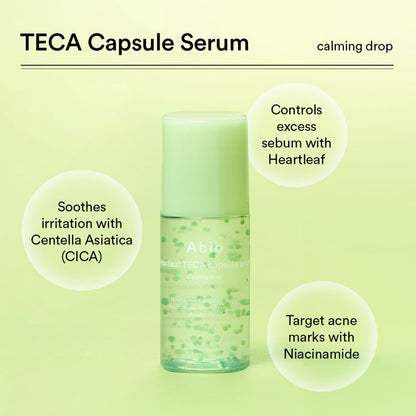 Abib Heartleaf Calming Trial Kit – Heartleaf TECA Capsule Serum Calming Drop